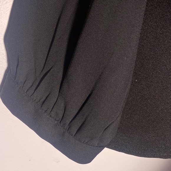 Black Long Sleeve blouse with Rabbit Design - Picture 4 of 7